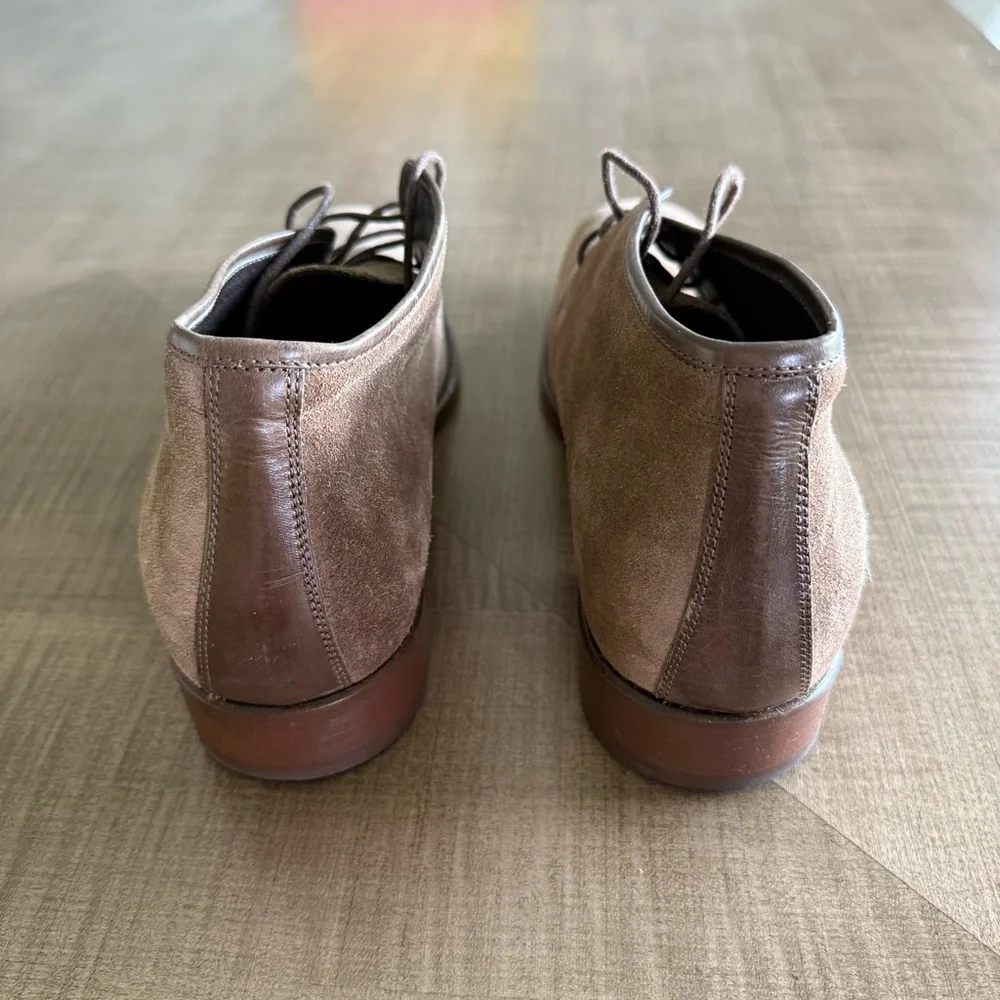 Men's Taupe Suede Chukka Boots